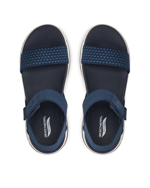 Skechers Blue Sandalen Go Walk Arch Fit Sandal-Polished 140264/Nvy