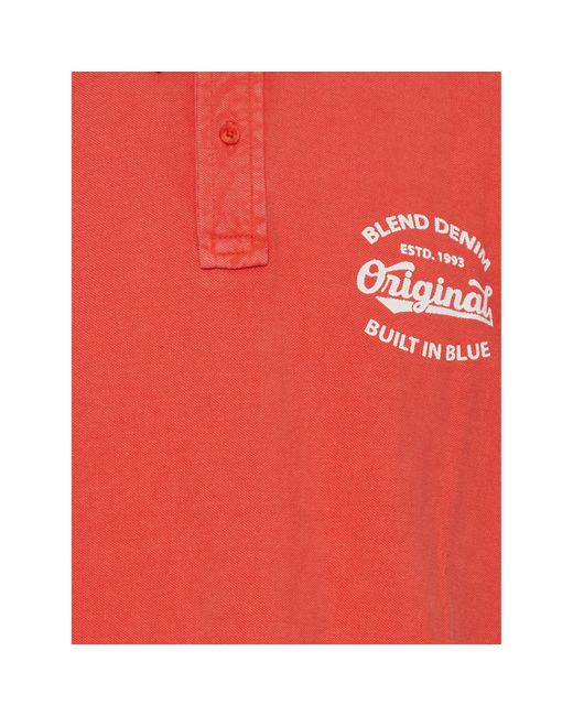 Blend Polohemd 20715182 Regular Fit in Red für Herren
