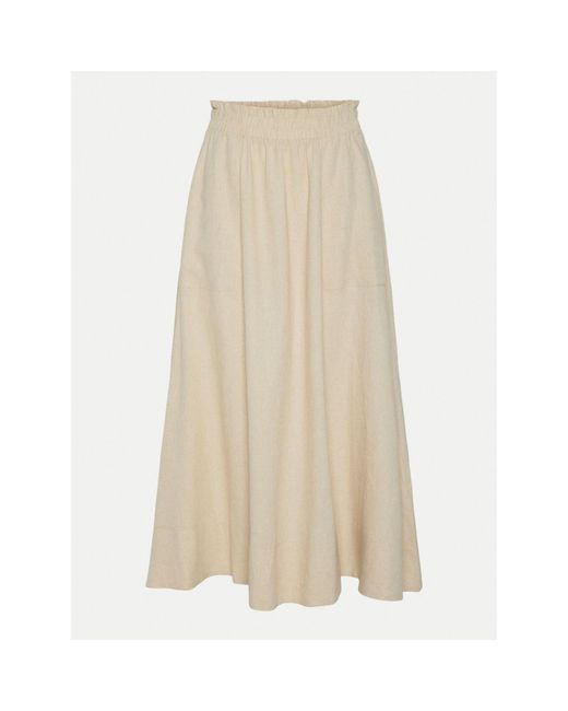 Y.A.S Natural Maxirock Flaxy 26036370 Regular Fit