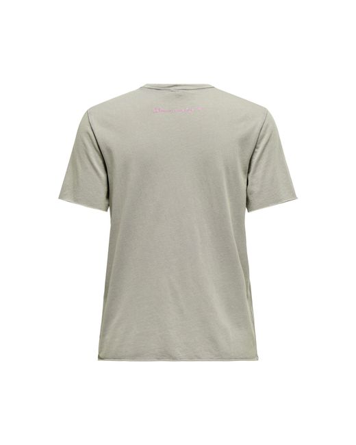 ONLY Gray T-Shirt Lucy 15307412 Regular Fit