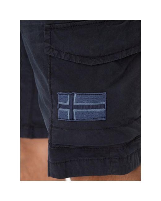 Napapijri Stoffshorts N-Horton Np0A4Hos Regular Fit in Blue für Herren