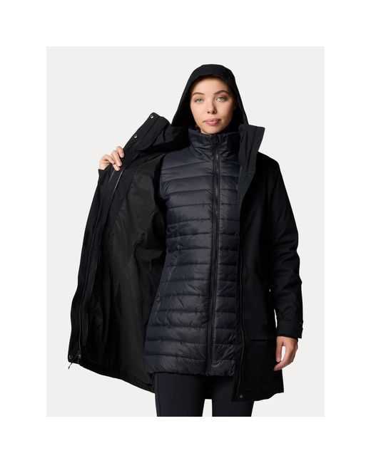 Columbia Black Outdoor-Jacke Pulaski Ii 3-In-1 2113971 Regular Fit