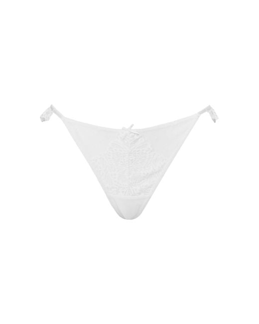 Hunkemöller White Stringtanga Posie 302401