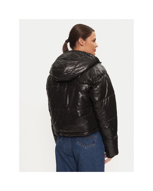 DKNY Black Daunenjacke Dp4J9549 Relaxed Fit