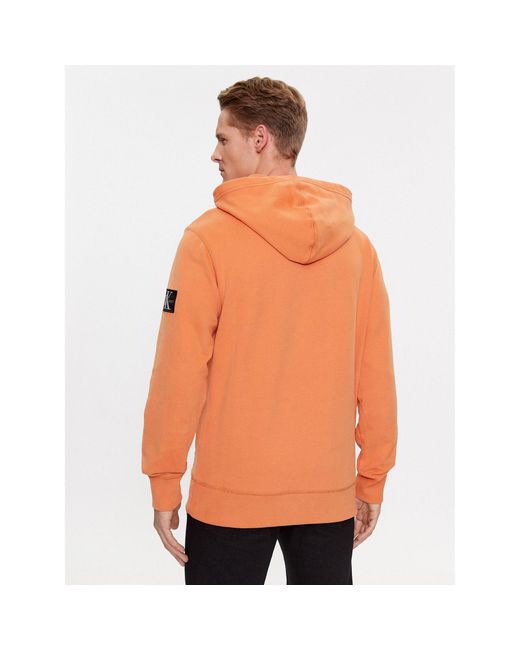 Calvin Klein Sweatshirt J30J323430 Regular Fit in Orange für Herren