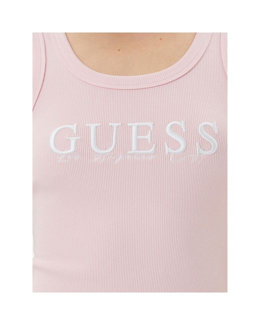 Guess Pink Kleid Für Den Alltag V5Gk06 K8Rt2 Slim Fit