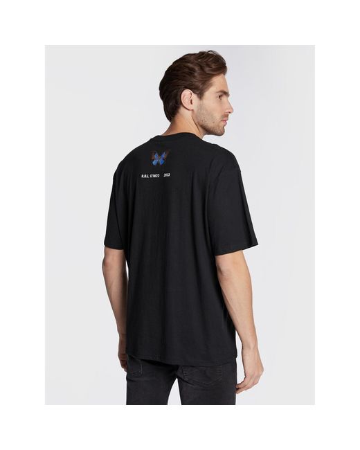 Redefined Rebel T-Shirt Christian 211129 Regular Fit in Black für Herren