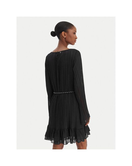 Guess Black Kleid Für Den Alltag W6Rk37 Wj712 Regular Fit