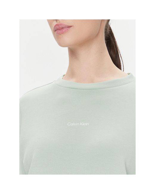Calvin Klein Green Sweatshirt Micro Logo K20K205453 Grün Regular Fit