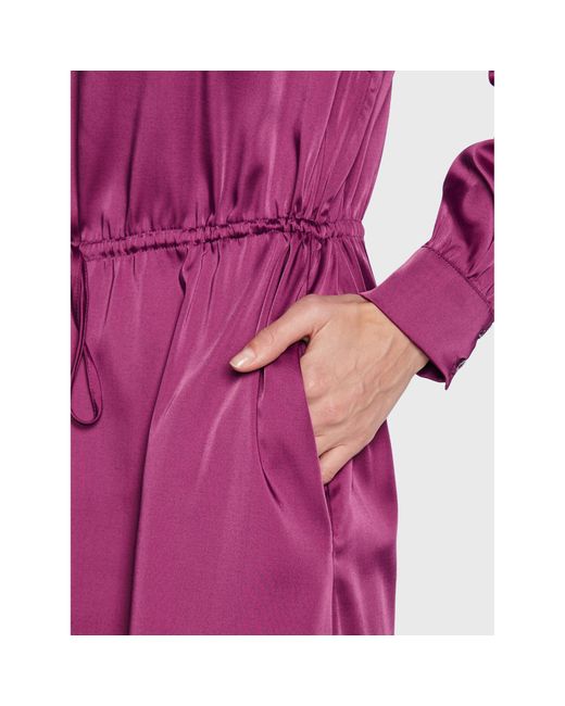 Olsen Purple Kleid Für Den Alltag Festive Spirit 13001662 Regular Fit