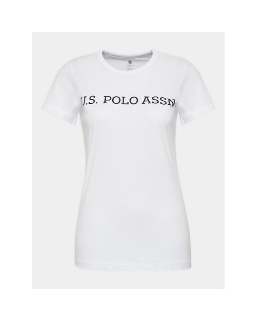 U.S. POLO ASSN. White T-Shirt 16595 Weiß Regular Fit