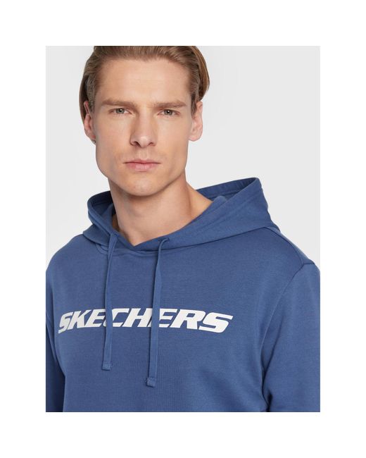 Skechers Sweatshirt Heritage Ii Mhd12 Regular Fit in Blue für Herren