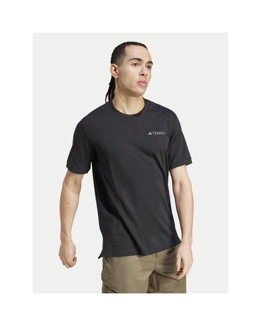 Adidas T-Shirt Terrex Xploric In4618 Regular Fit in Black für Herren