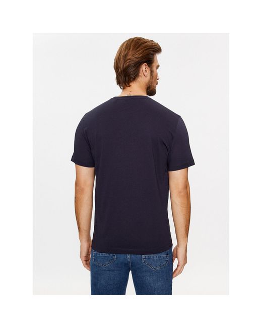 Gant T-Shirt Shield 2003184 Regular Fit in Blue für Herren