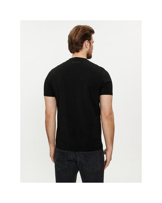 Karl Lagerfeld T-Shirt 755080 542221 Regular Fit in Black für Herren