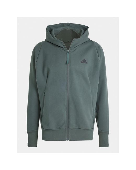 Adidas Sweatshirt Z.N.E. Winterized Ir5240 Grün Relaxed Fit in Gray für Herren