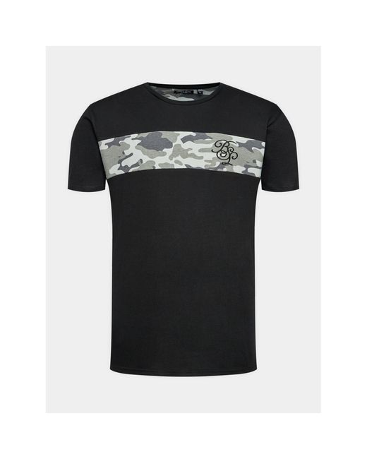 Brave Soul T-Shirt Mts-149Nesmith Regular Fit in Black für Herren
