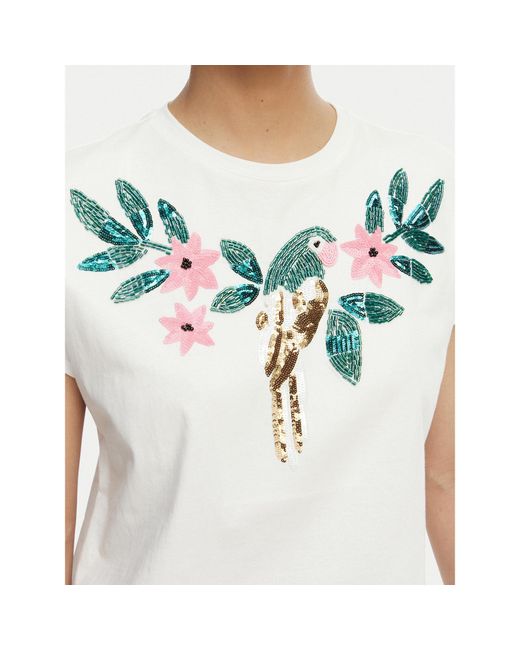 Lola Casademunt White T-Shirt Ms2615004 Regular Fit