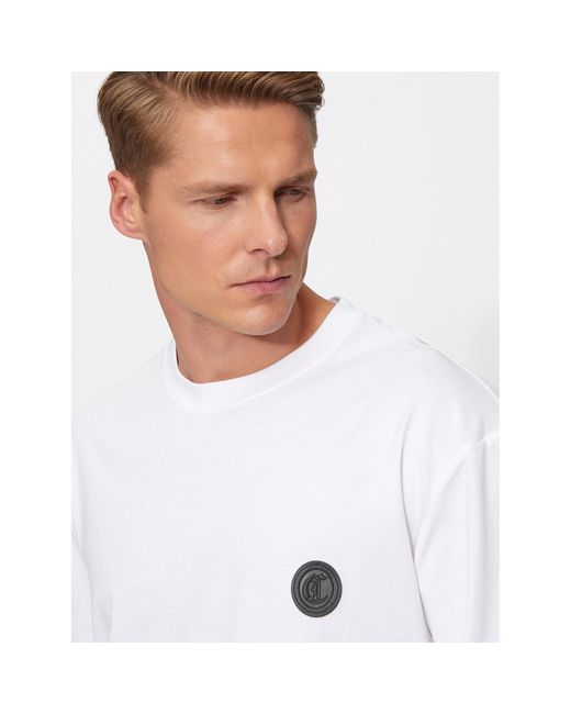 Just Cavalli Longsleeve 77Oahe10 Regular Fit in White für Herren