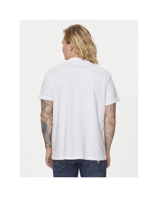 Guess T-Shirt M4Yi02 I3Z14 Weiß Regular Fit in White für Herren