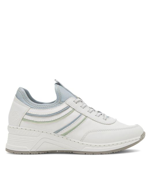 Rieker White Sneakers N4381-80 Weiß