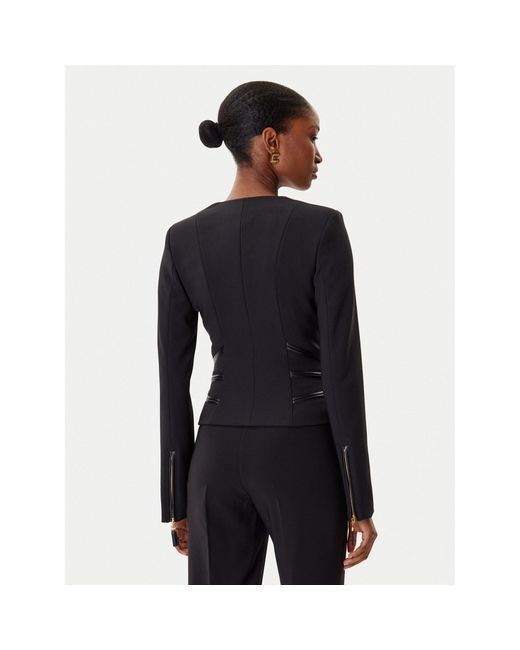 Elisabetta Franchi Black Sakko Gi-173-56E2-V680 Regular Fit