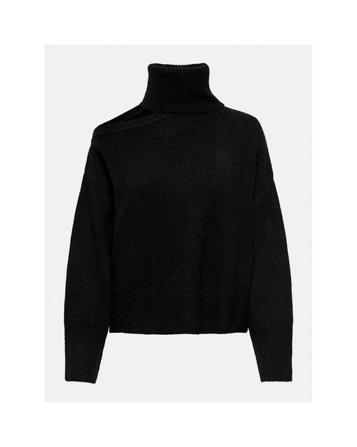 Jdy Black Rollkragenpullover Debbie 15339501 Regular Fit