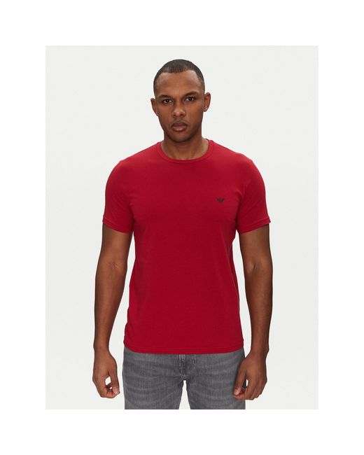 Emporio Armani 2Er-Set T-Shirts Em000391 Af10776 M8072 Regular Fit in Red für Herren