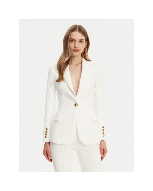 Elisabetta Franchi White Sakko Gi-144-51E2-V560 Regular Fit