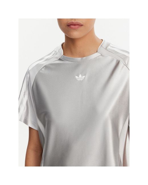 Adidas Gray Kleid Für Den Alltag Adicolor Teamgeist Jd0262 Loose Fit