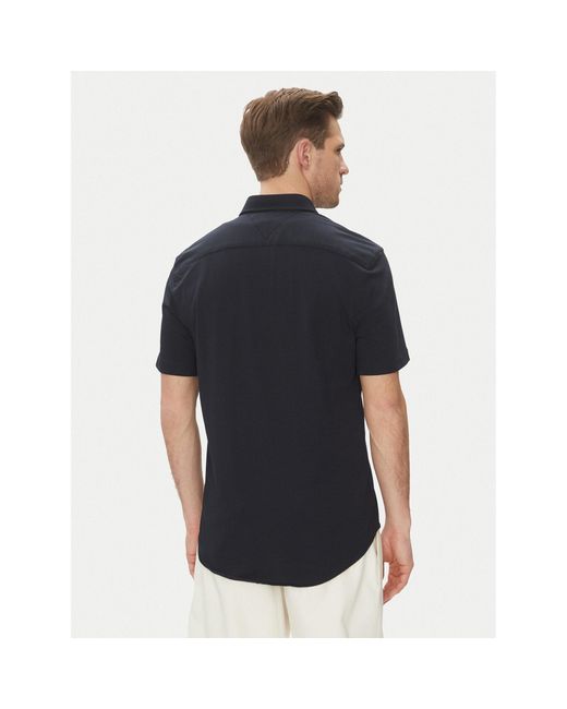 Tommy Hilfiger Hemd Performance Mw0Mw38663 Regular Fit in Blue für Herren