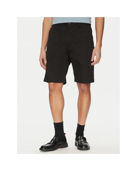 HUGO Stoffshorts Darik241 50505857 Regular Fit in Black für Herren