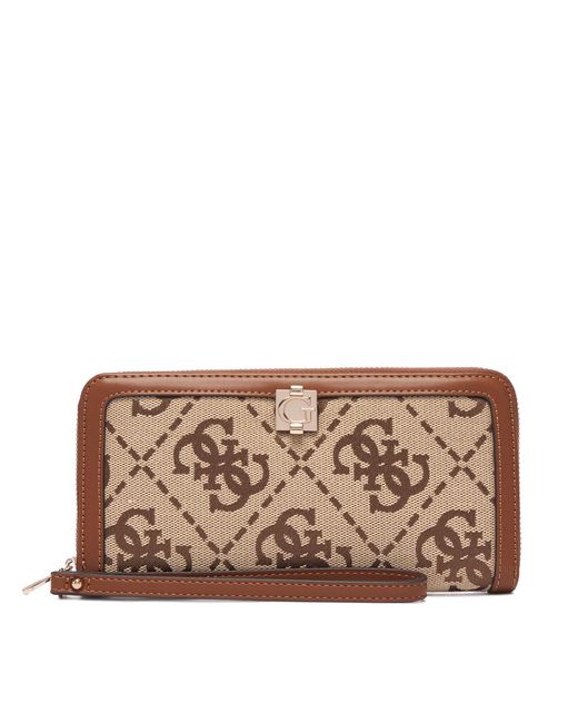 Guess Brown Geldbörse Audrey Logo Slg Swjg97 55146