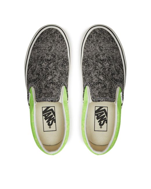 Vans Green Sneakers Aus Stoff Classic Slip-On Vn000Bvzcx21 Grün
