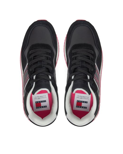 Tommy Hilfiger Black Sneakers Tjw Eva Runner Mat Mix Ess En0En02510