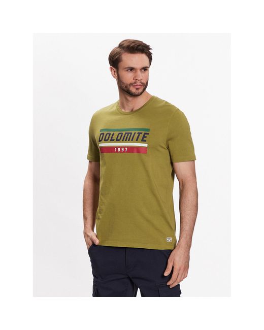Dolomite T-Shirt 289177-1406 Regular Fit in Green für Herren