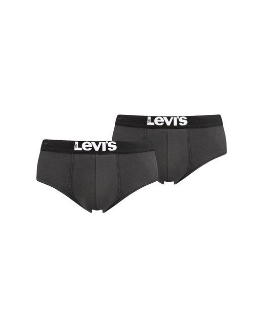 Levi's 2Er-Set Slips Solid Basic 905003001 in Black für Herren