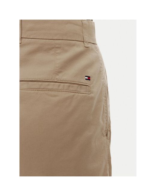Tommy Hilfiger Natural Stoffshorts Ww0Ww42457 Regular Fit