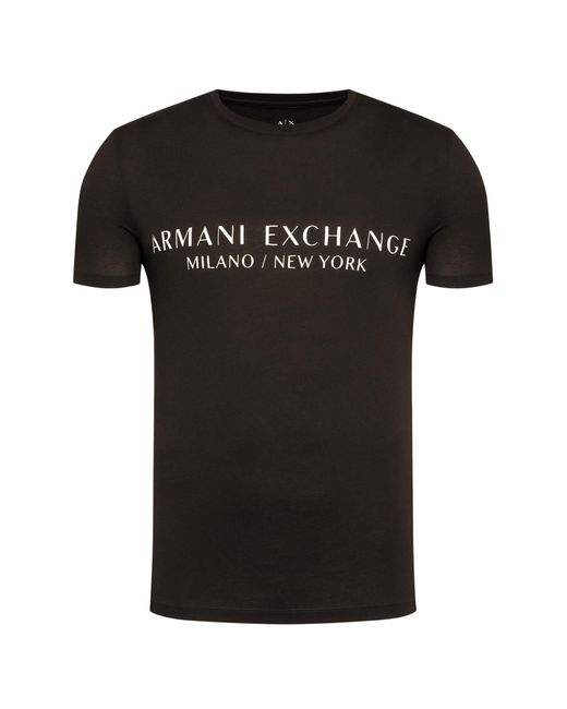 Armani Exchange T-Shirt 8Nzt72 Z8H4Z 1200 Slim Fit in Black für Herren