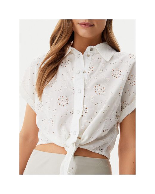 Guess White Hemd W5Gh34Wg822 Regular Fit