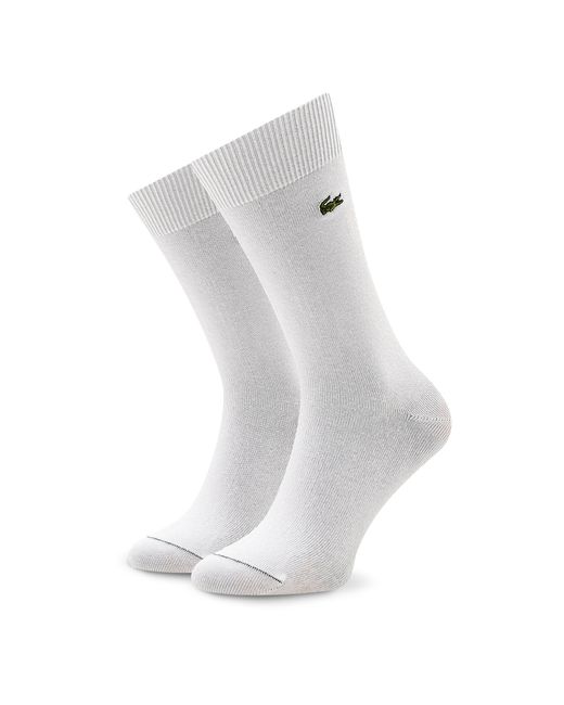 Lacoste White Hohe -Socken Ra4264 Weiß