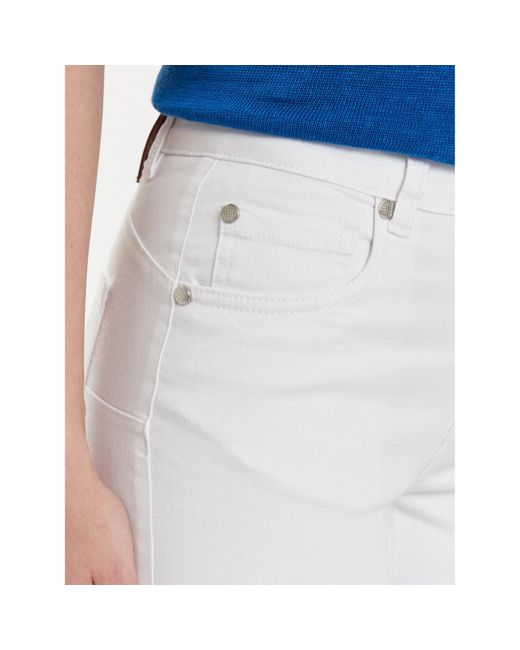 Silvian Heach White Jeans Gpp24504Je Weiß Regular Fit