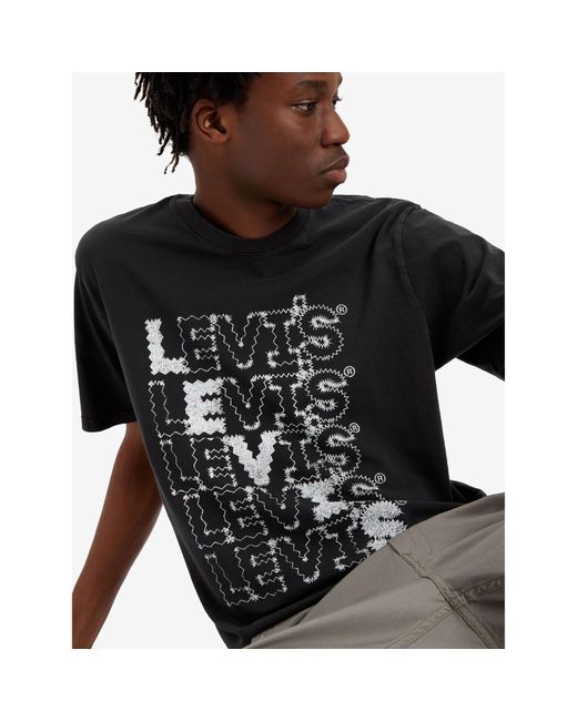 Levi's T-Shirt 16143-1240 Relaxed Fit in Black für Herren