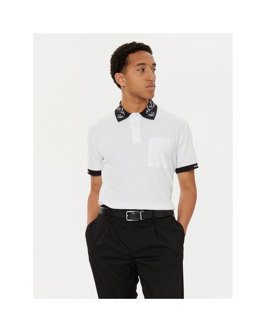 Versace Jeans Couture Poloshirt 78Gagt04 Regular Fit in White für Herren