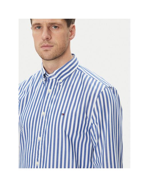 Tommy Hilfiger Hemd Mw0Mw39159 Regular Fit in Blue für Herren