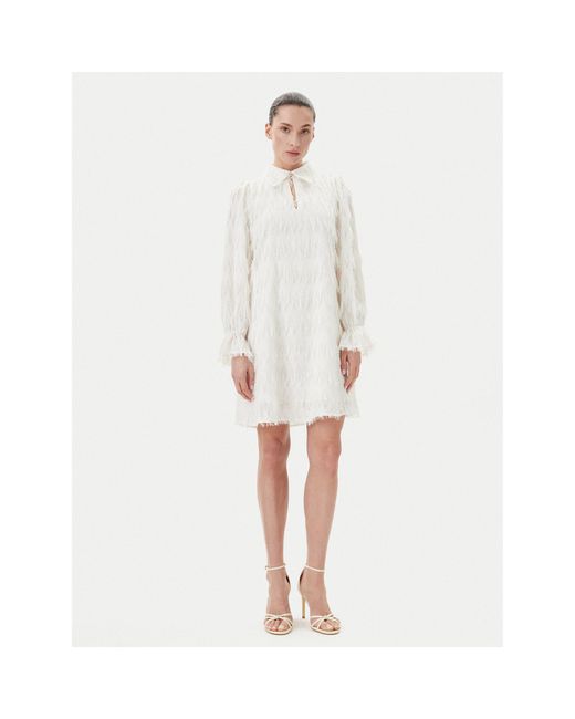 Bruuns Bazaar White Coctailkleid Armade Bbw4396 Regular Fit