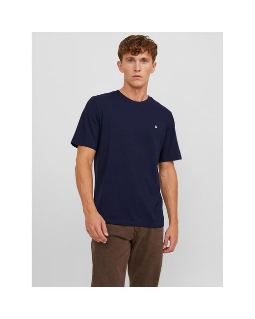 Jack & Jones T-Shirt Paulos 12245087 Standard Fit in Blue für Herren