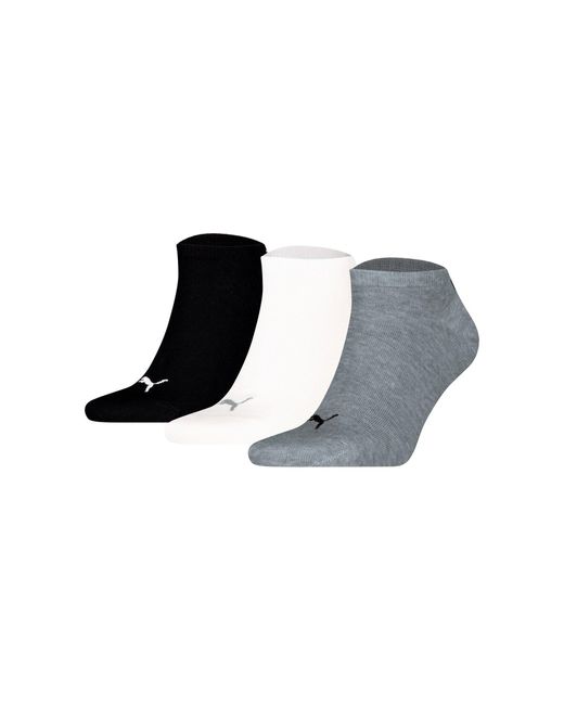 PUMA 3Er-Set Niedrige -Socken 938624 in Black für Herren