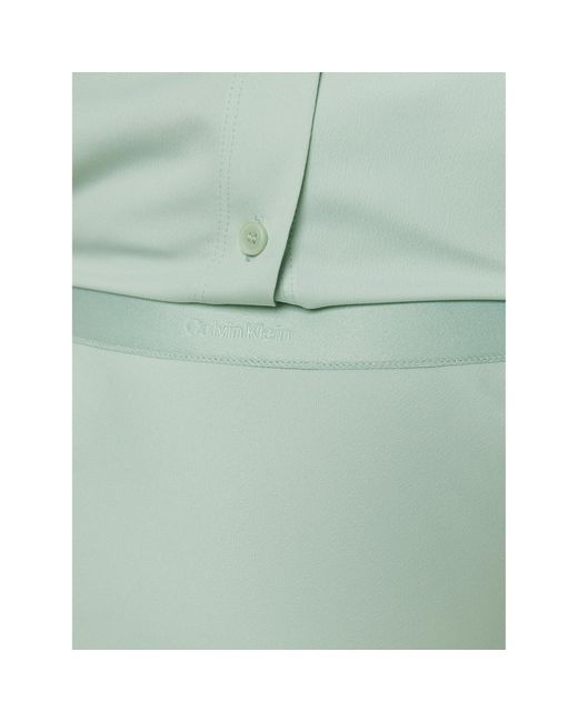 Calvin Klein Green Midirock Bias K20K203514 Grün Regular Fit