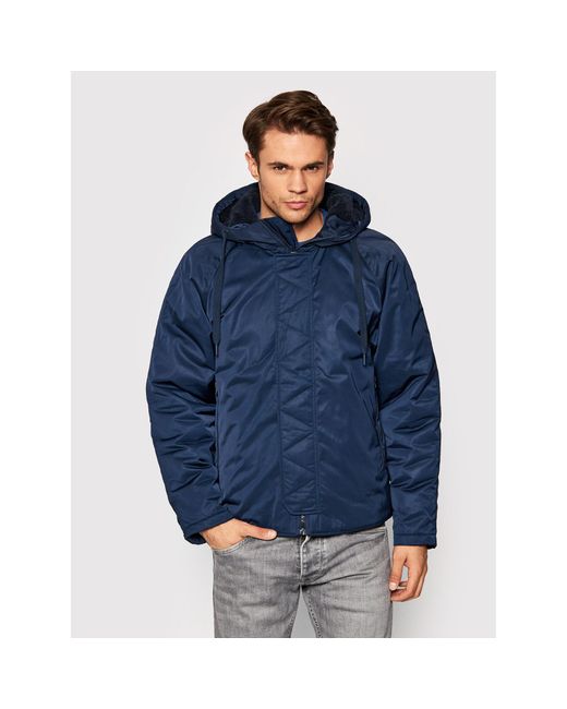 Benetton Winterjacke 21Aeun002 Regular Fit in Blue für Herren